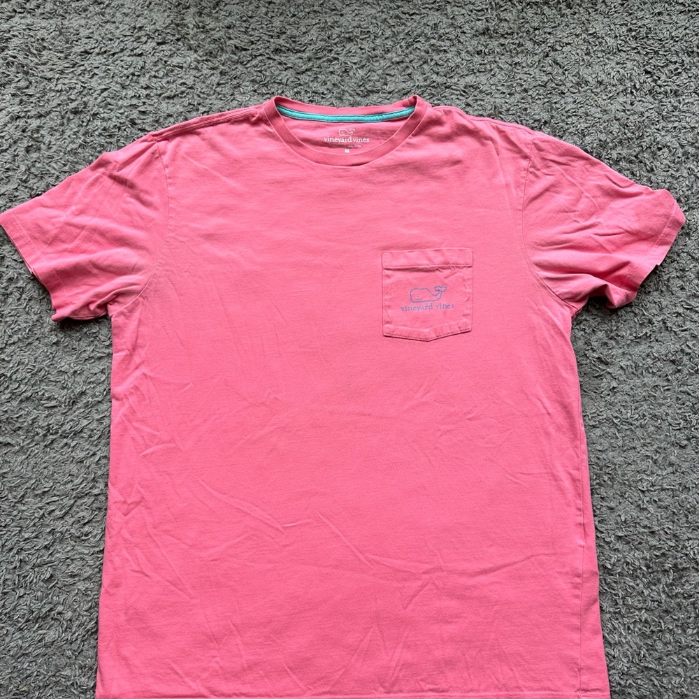 Vineyard Vines Men's Short Sleeve Pink Tee